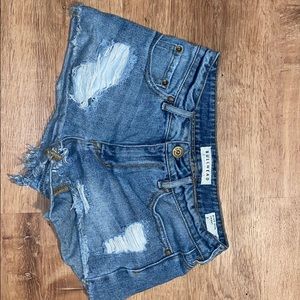 High rise booty shorts
